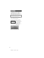 Preview for 2 page of Sony DHC-MD5 Operating Instructions Manual