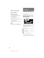 Preview for 20 page of Sony DHC-MD5 Operating Instructions Manual