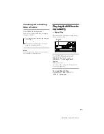 Предварительный просмотр 21 страницы Sony DHC-MD5 Operating Instructions Manual