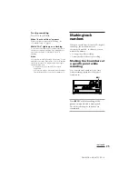 Preview for 25 page of Sony DHC-MD5 Operating Instructions Manual