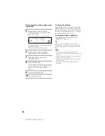 Preview for 40 page of Sony DHC-MD5 Operating Instructions Manual