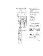 Preview for 15 page of Sony DHC-MD500 - Mini Hi Fi Component System Operating Instructions Manual