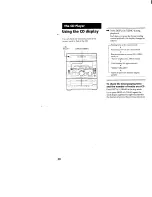 Preview for 20 page of Sony DHC-MD500 - Mini Hi Fi Component System Operating Instructions Manual