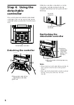 Preview for 8 page of Sony DHC-MD515 - Mini Hi Fi Component System Operating Instructions Manual