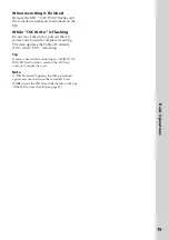 Preview for 19 page of Sony DHC-MD515 - Mini Hi Fi Component System Operating Instructions Manual