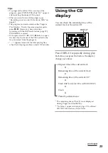 Preview for 23 page of Sony DHC-MD515 - Mini Hi Fi Component System Operating Instructions Manual