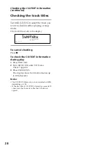 Preview for 28 page of Sony DHC-MD515 - Mini Hi Fi Component System Operating Instructions Manual