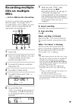 Preview for 35 page of Sony DHC-MD515 - Mini Hi Fi Component System Operating Instructions Manual