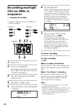 Preview for 36 page of Sony DHC-MD515 - Mini Hi Fi Component System Operating Instructions Manual