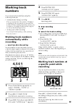 Предварительный просмотр 43 страницы Sony DHC-MD515 - Mini Hi Fi Component System Operating Instructions Manual