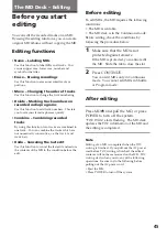 Preview for 45 page of Sony DHC-MD515 - Mini Hi Fi Component System Operating Instructions Manual