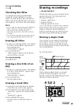 Предварительный просмотр 47 страницы Sony DHC-MD515 - Mini Hi Fi Component System Operating Instructions Manual