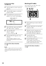 Preview for 48 page of Sony DHC-MD515 - Mini Hi Fi Component System Operating Instructions Manual