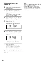 Предварительный просмотр 52 страницы Sony DHC-MD515 - Mini Hi Fi Component System Operating Instructions Manual