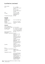 Предварительный просмотр 70 страницы Sony DHC-MD515 - Mini Hi Fi Component System Operating Instructions Manual