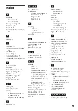 Preview for 71 page of Sony DHC-MD515 - Mini Hi Fi Component System Operating Instructions Manual