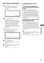 Preview for 11 page of Sony DHC-MD555 - Mini Hi Fi Component System Operating Instructions Manual