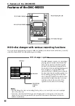 Предварительный просмотр 12 страницы Sony DHC-MD555 - Mini Hi Fi Component System Operating Instructions Manual