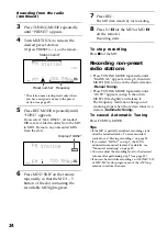 Предварительный просмотр 24 страницы Sony DHC-MD555 - Mini Hi Fi Component System Operating Instructions Manual