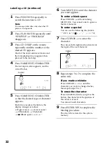 Preview for 32 page of Sony DHC-MD555 - Mini Hi Fi Component System Operating Instructions Manual