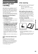 Preview for 35 page of Sony DHC-MD555 - Mini Hi Fi Component System Operating Instructions Manual