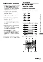 Предварительный просмотр 37 страницы Sony DHC-MD555 - Mini Hi Fi Component System Operating Instructions Manual