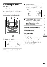 Предварительный просмотр 41 страницы Sony DHC-MD555 - Mini Hi Fi Component System Operating Instructions Manual