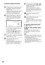 Preview for 56 page of Sony DHC-MD555 - Mini Hi Fi Component System Operating Instructions Manual