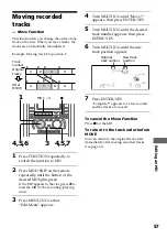 Preview for 57 page of Sony DHC-MD555 - Mini Hi Fi Component System Operating Instructions Manual