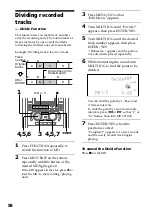 Предварительный просмотр 58 страницы Sony DHC-MD555 - Mini Hi Fi Component System Operating Instructions Manual