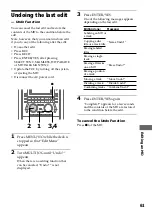 Preview for 61 page of Sony DHC-MD555 - Mini Hi Fi Component System Operating Instructions Manual