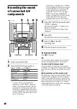 Предварительный просмотр 80 страницы Sony DHC-MD555 - Mini Hi Fi Component System Operating Instructions Manual