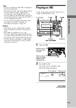 Preview for 11 page of Sony DHC-MD595 - Mini Hi Fi Component System Operating Instructions Manual