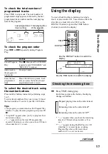 Preview for 17 page of Sony DHC-MD595 - Mini Hi Fi Component System Operating Instructions Manual