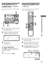 Предварительный просмотр 21 страницы Sony DHC-MD595 - Mini Hi Fi Component System Operating Instructions Manual