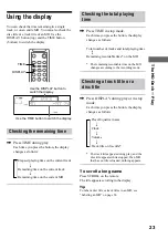 Preview for 23 page of Sony DHC-MD595 - Mini Hi Fi Component System Operating Instructions Manual