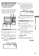 Предварительный просмотр 25 страницы Sony DHC-MD595 - Mini Hi Fi Component System Operating Instructions Manual