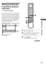 Предварительный просмотр 31 страницы Sony DHC-MD595 - Mini Hi Fi Component System Operating Instructions Manual