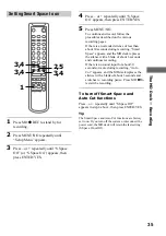 Предварительный просмотр 35 страницы Sony DHC-MD595 - Mini Hi Fi Component System Operating Instructions Manual