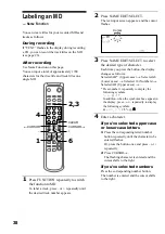 Preview for 38 page of Sony DHC-MD595 - Mini Hi Fi Component System Operating Instructions Manual