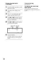 Preview for 44 page of Sony DHC-MD595 - Mini Hi Fi Component System Operating Instructions Manual