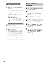 Предварительный просмотр 50 страницы Sony DHC-MD595 - Mini Hi Fi Component System Operating Instructions Manual