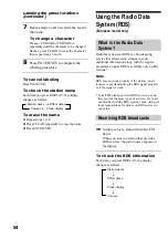 Preview for 54 page of Sony DHC-MD595 - Mini Hi Fi Component System Operating Instructions Manual