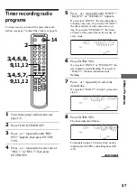 Предварительный просмотр 57 страницы Sony DHC-MD595 - Mini Hi Fi Component System Operating Instructions Manual