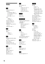 Preview for 74 page of Sony DHC-MD595 - Mini Hi Fi Component System Operating Instructions Manual