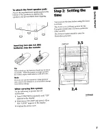 Preview for 7 page of Sony DHC-MDX10 Operating Instructions  (primary manual) Operating Instructions Manual
