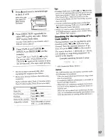 Preview for 17 page of Sony DHC-MDX10 Operating Instructions  (primary manual) Operating Instructions Manual