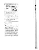 Preview for 21 page of Sony DHC-MDX10 Operating Instructions  (primary manual) Operating Instructions Manual