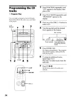 Предварительный просмотр 24 страницы Sony DHC-MDX10 Operating Instructions  (primary manual) Operating Instructions Manual