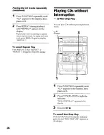 Preview for 26 page of Sony DHC-MDX10 Operating Instructions  (primary manual) Operating Instructions Manual